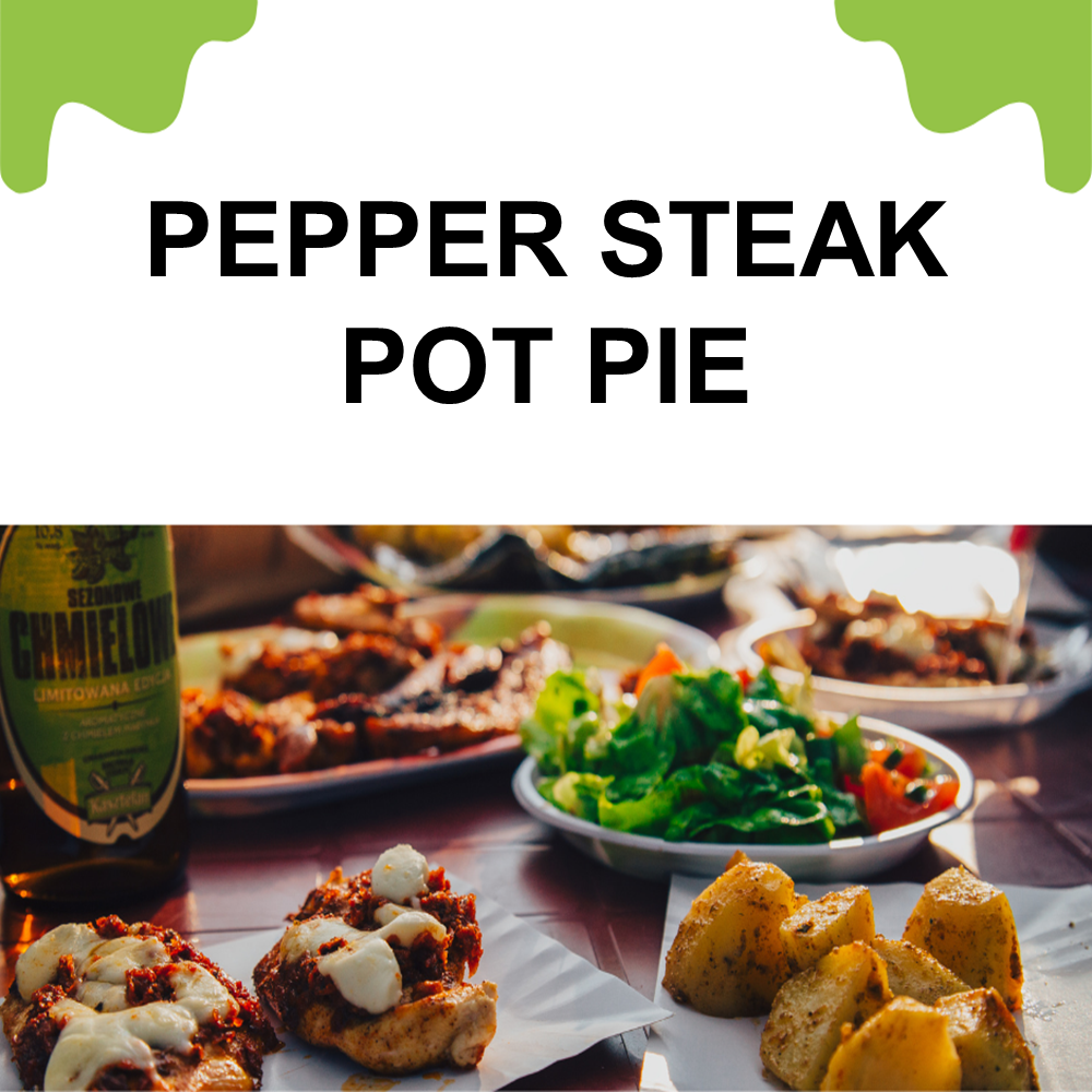 Pepper Steak Pot Pie
